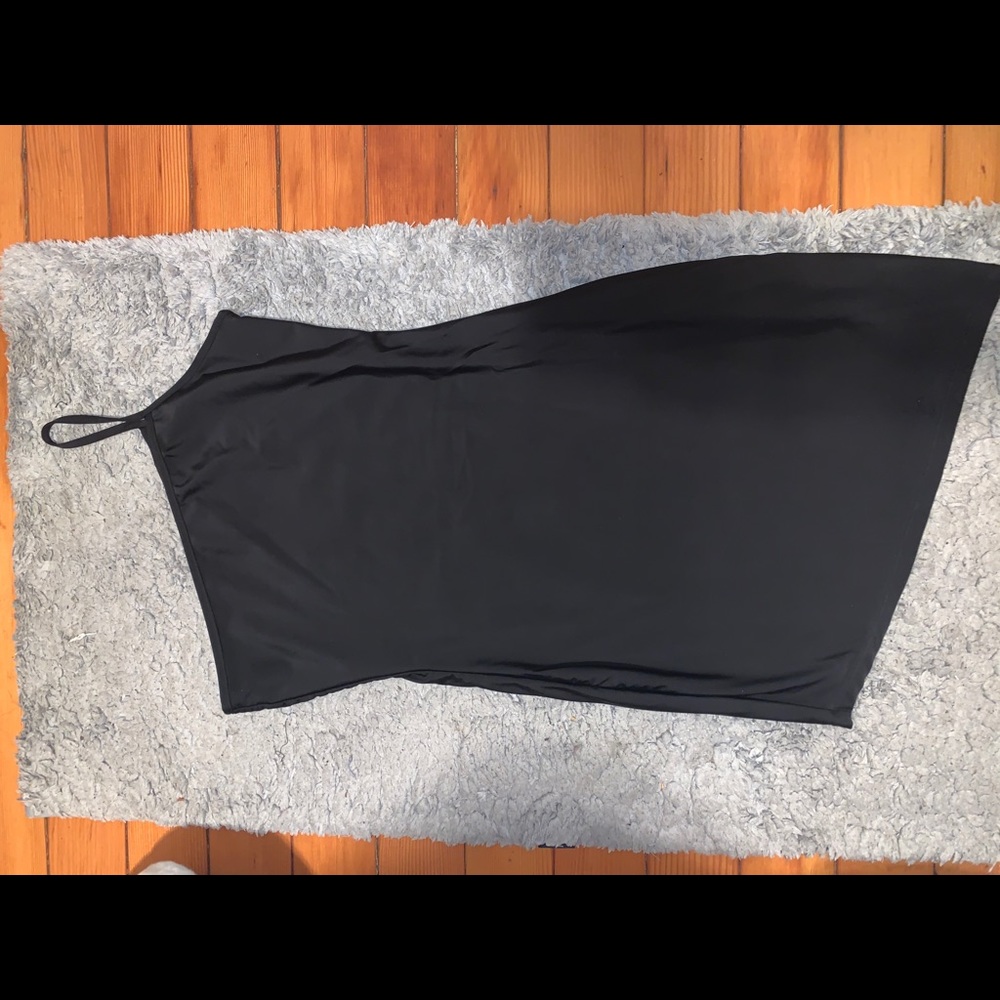 rumer asymmetrical mini dress